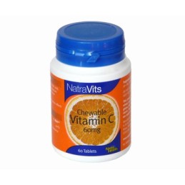 NATRAVITS Vitamin C žvýkací 60mg 60 tablet