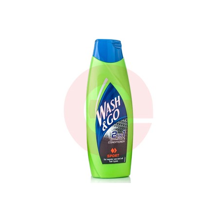 WASH N GO Vlasový šampon 200ml SPORT 2IN1
