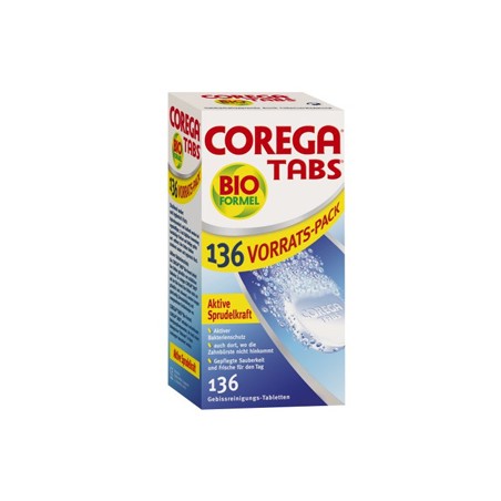 COREGA TABS BIO Čistící tablety 136ks