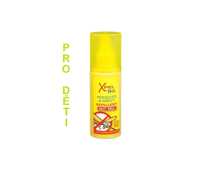 XPEL KIDS Repelent spray Děti 70ml DEET FREE