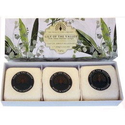 ENGLISH SOAP Mýdlo 3x100g LILY OF THE VALLEY