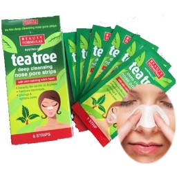 BEAUTY FORMULAS TEA TREE Pásky na nos