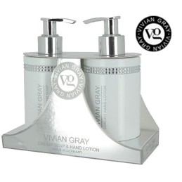 VIVIAN GRAY CRYSTALS WHITE Soap gel+Hand Lotion N