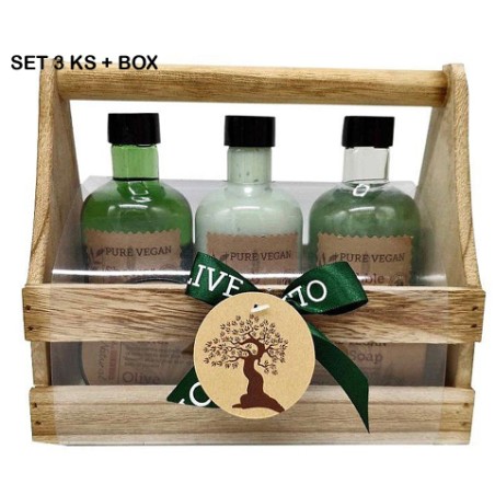 SALSA BC NATURAL • OLIVA 5 dílný • dřevěný box