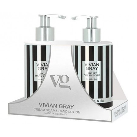 VIVIAN GRAY LEMON•GREEN TEA Hand Lotion+Soap gel