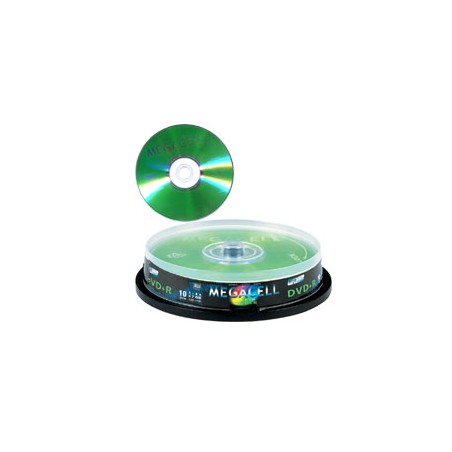MEGACELL DVD+R 4,7MB/120min (4x SPEED) CAKE BOX 10