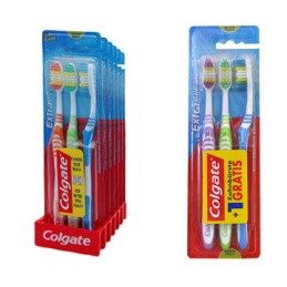 COLGATE Zubní kartáček EXTRA CLEAN 3ks