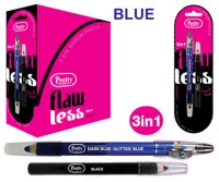 PRETTY Tužka stíny 3v1 BLUE s ořezávátkem