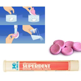 SUPERDENT Tablety na zubní náhrady 30ks