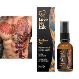 LOVE MY INK Olej ošetřující po i na tetování 30ml