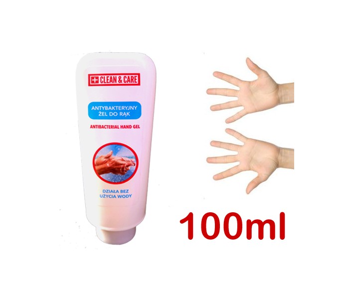 CLEAN Gel na ruce antibakteriální 100ml - 60% ALC