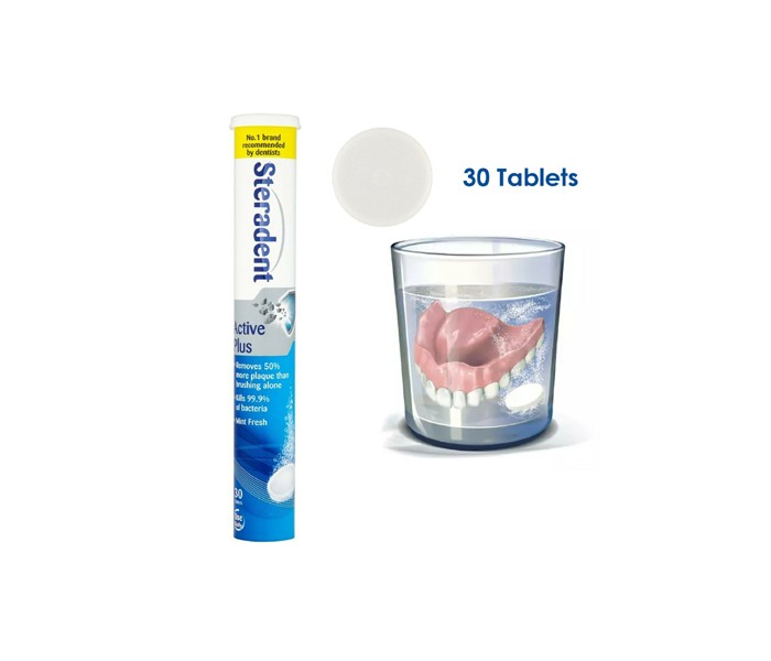 STERADENT Tablety na zubní náhrady 30ks